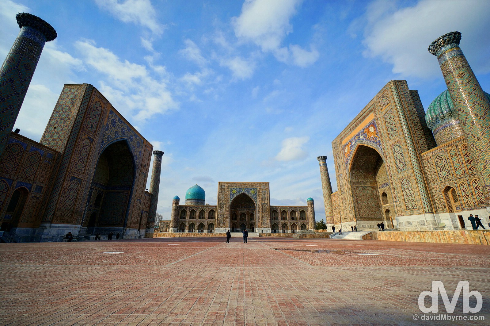 The Registan in Samarkand, Uzbekistan. March 8, 2015.