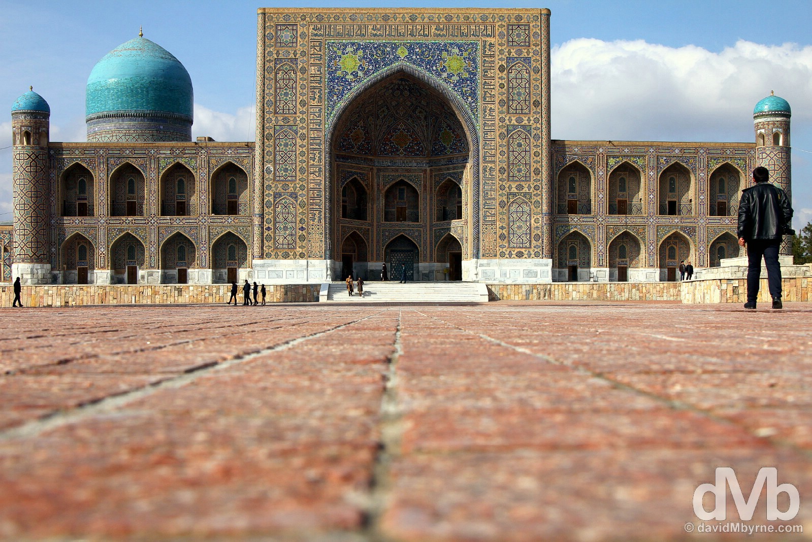 The Tilla-Kari Medressa of the Registan in Samarkand, Uzbekistan. March 8, 2015. 
