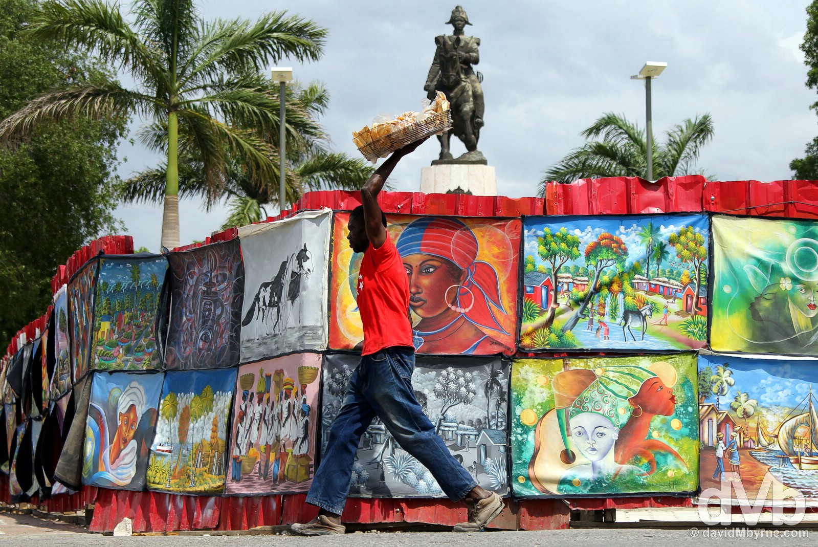 Champs de Mars, Port-au-Prince, Haiti. May 17, 2015.