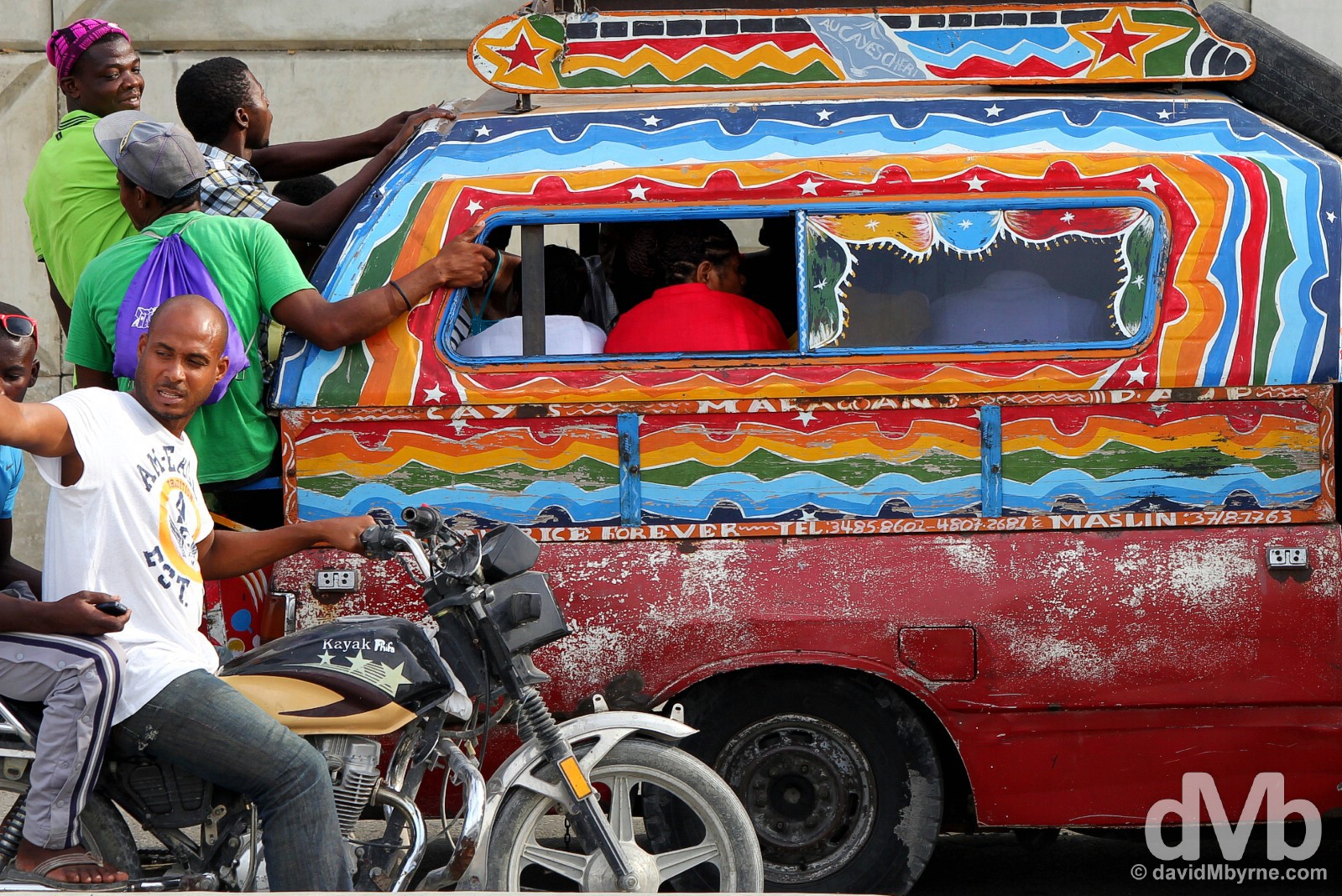 Traffic on Delmas, Port-au-Prince, Haiti. May 17, 2015.