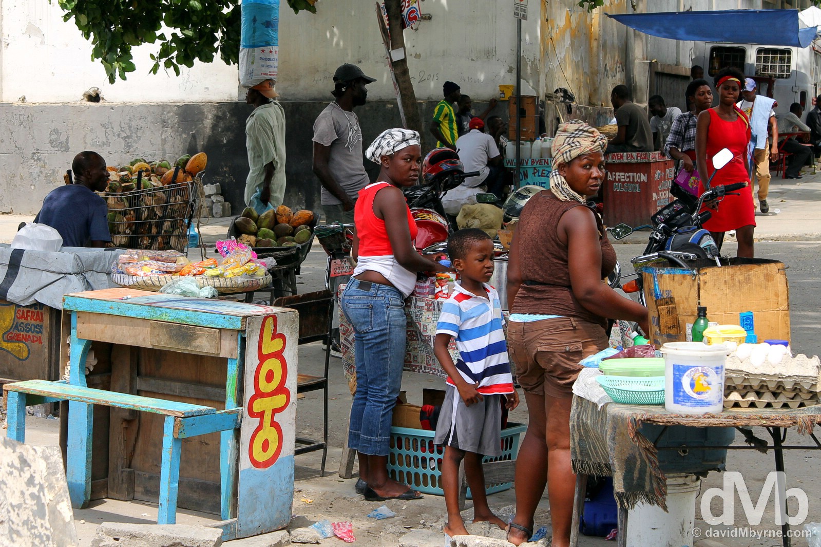 On the streets of Port-au-Prince, Haiti. May 17, 2015.