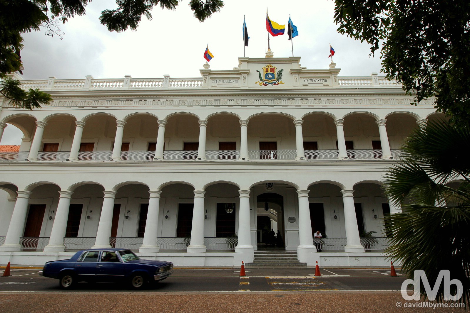 Government Palace in Plaza Bolivar, Maracaibo, Venezuela. June 22, 2015.