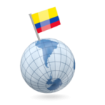colombia_earth_with_flag_pin_256