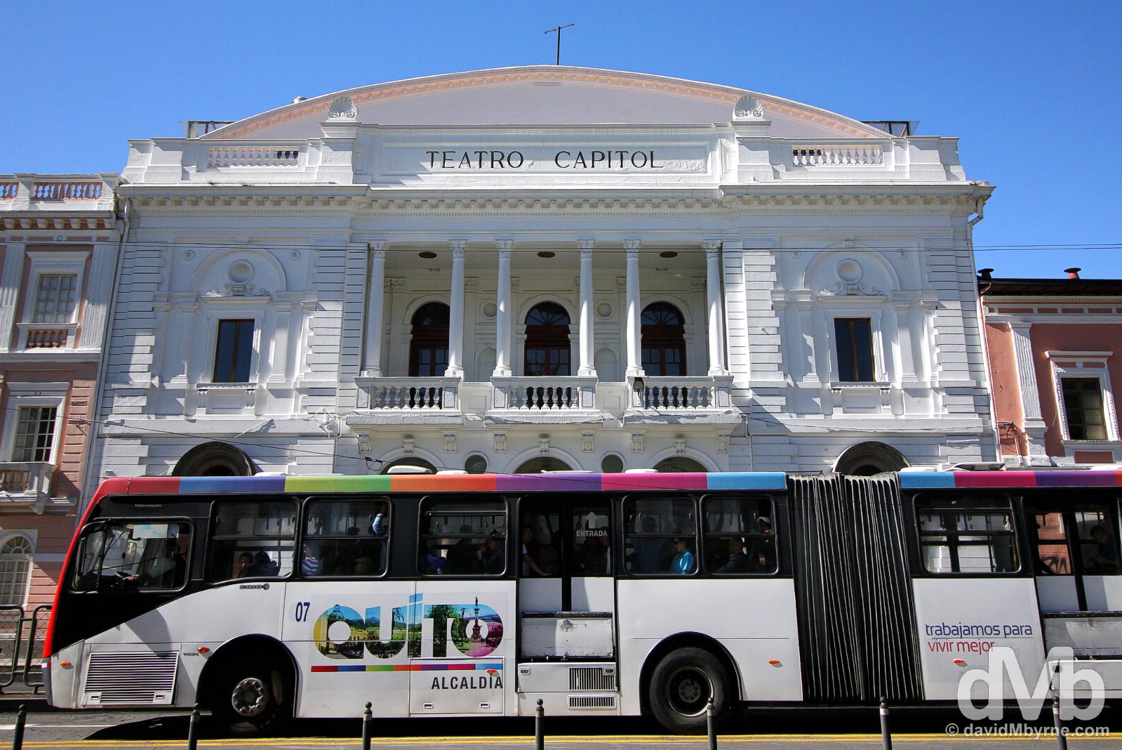 Teatro Capital, Avenida Gran Colombia, Quito Ecuador. July 3, 2105.