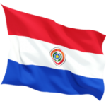 paraguay_fluttering_flag_256