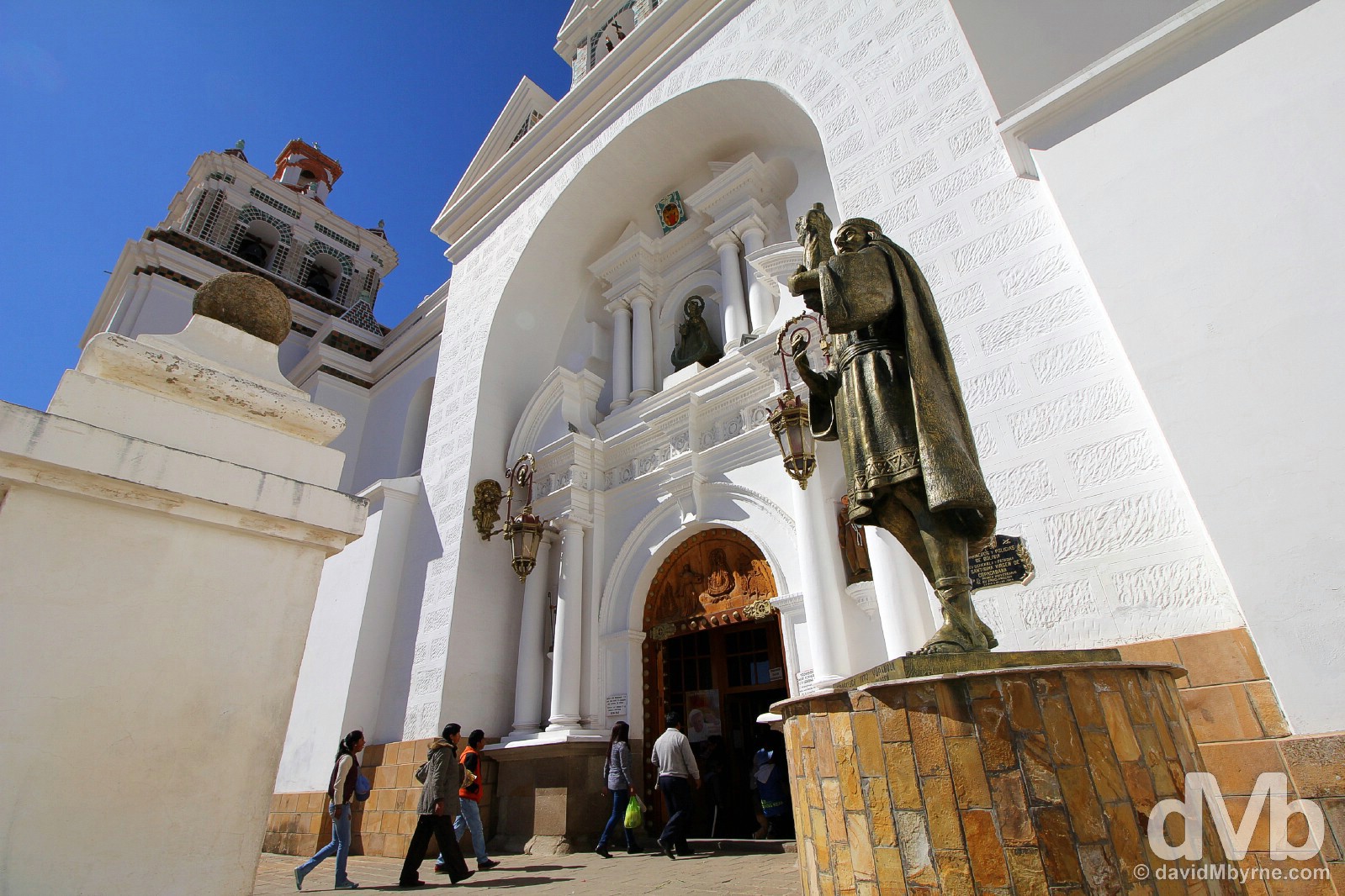 The Catedral in Copacabana, Bolivia. August 23, 2015.