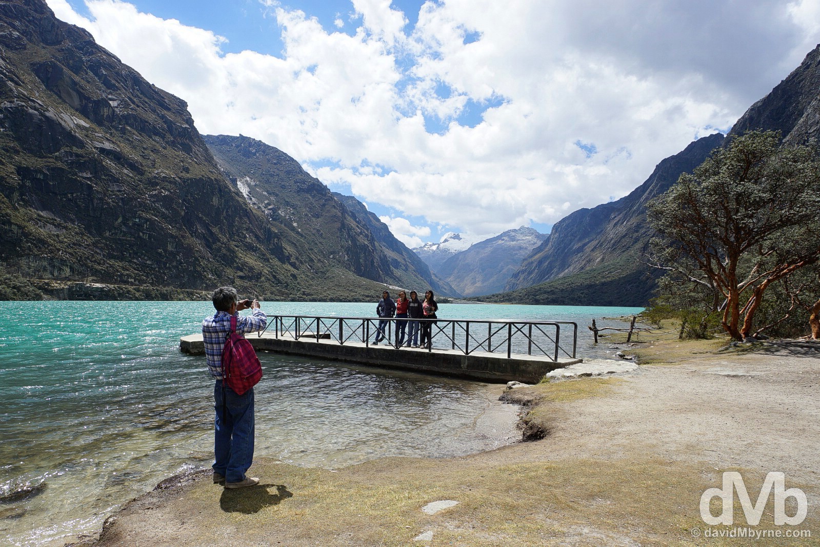 Pictures at Lago (Lake) Chinan Cocha in Parque Nacional Huascaran, Ancash, Peru. August 5, 2015. 