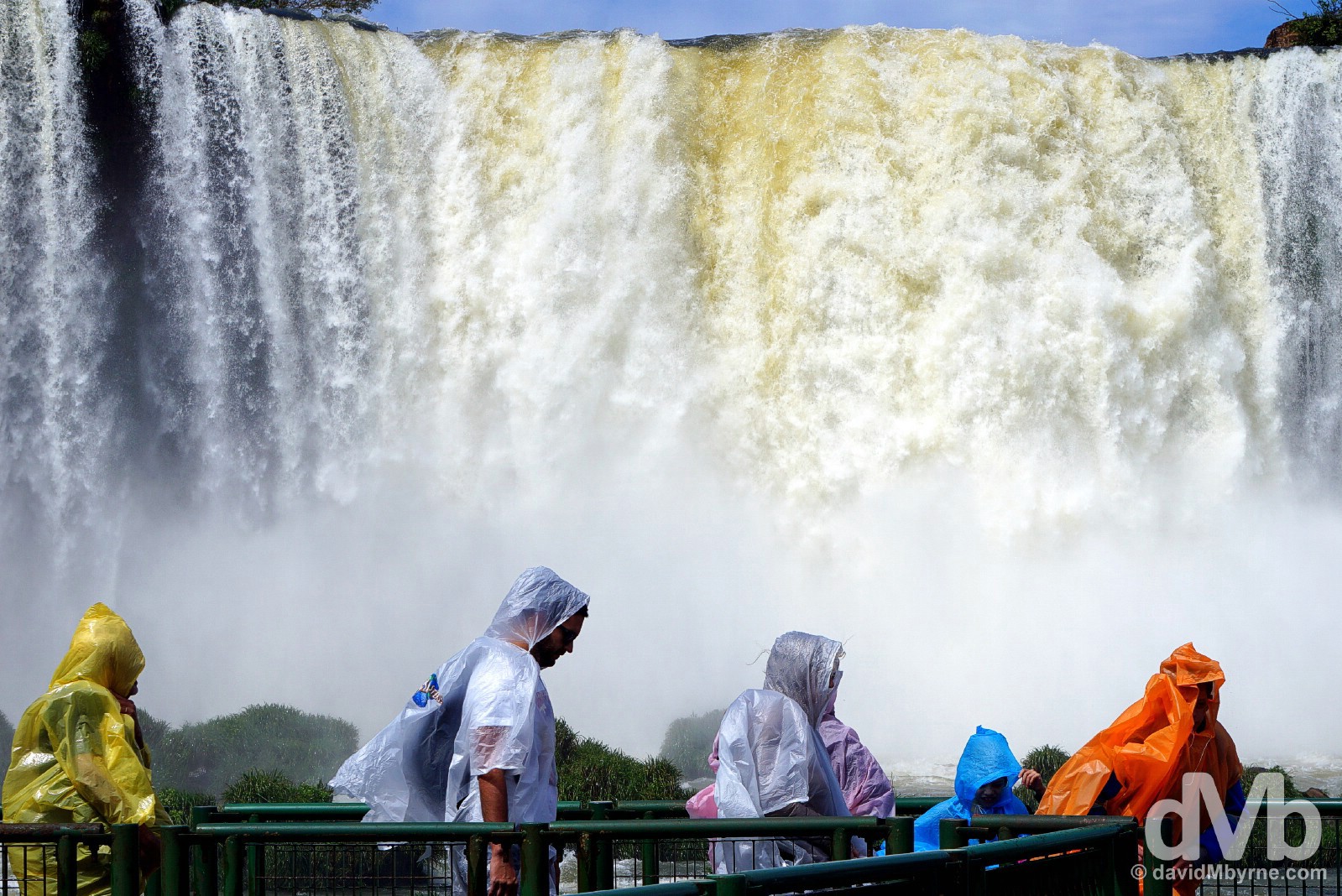 Iguazu Falls in Parque Nacional Do Iguacu, Brazil. September 12, 2015. 