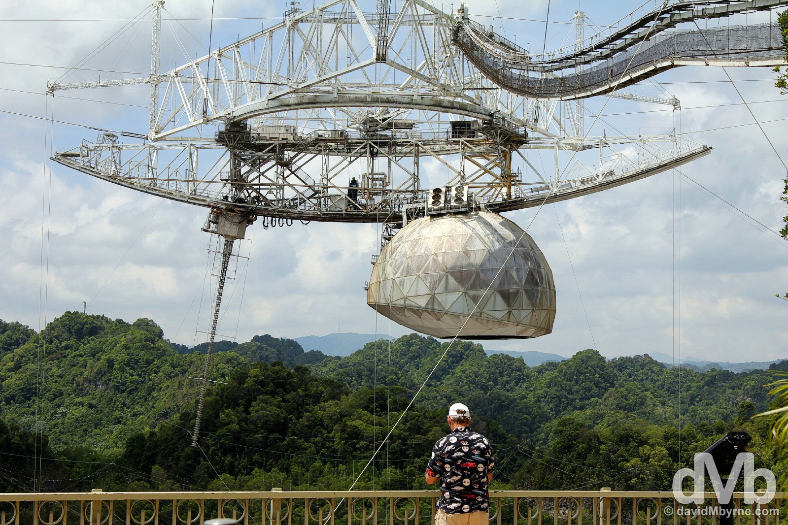 At the Arecibo Observatory, Arecibo, Puerto Rico, Greater Antilles. June 4, 2015.