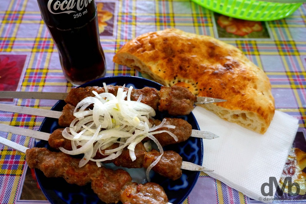 Dinner. Tashkent, Uzbekistan. March 17, 2015. 