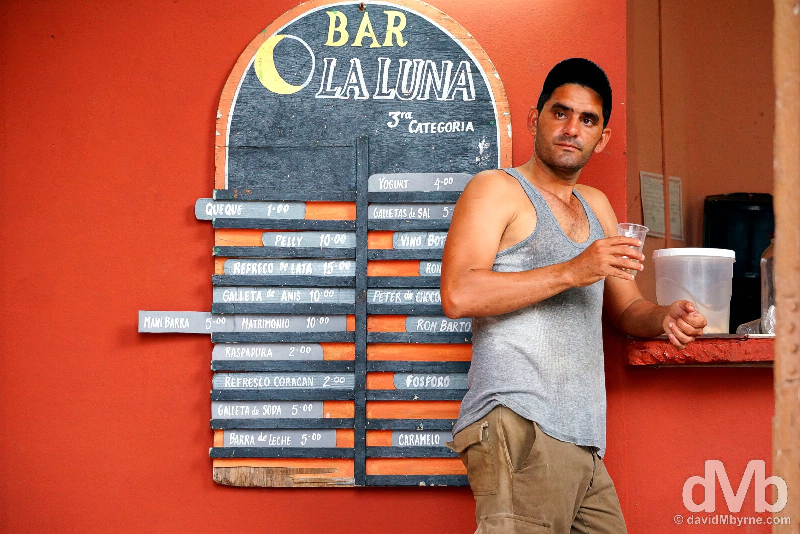 Bar La Luna, Trinidad, Cuba. May 5, 2015.
