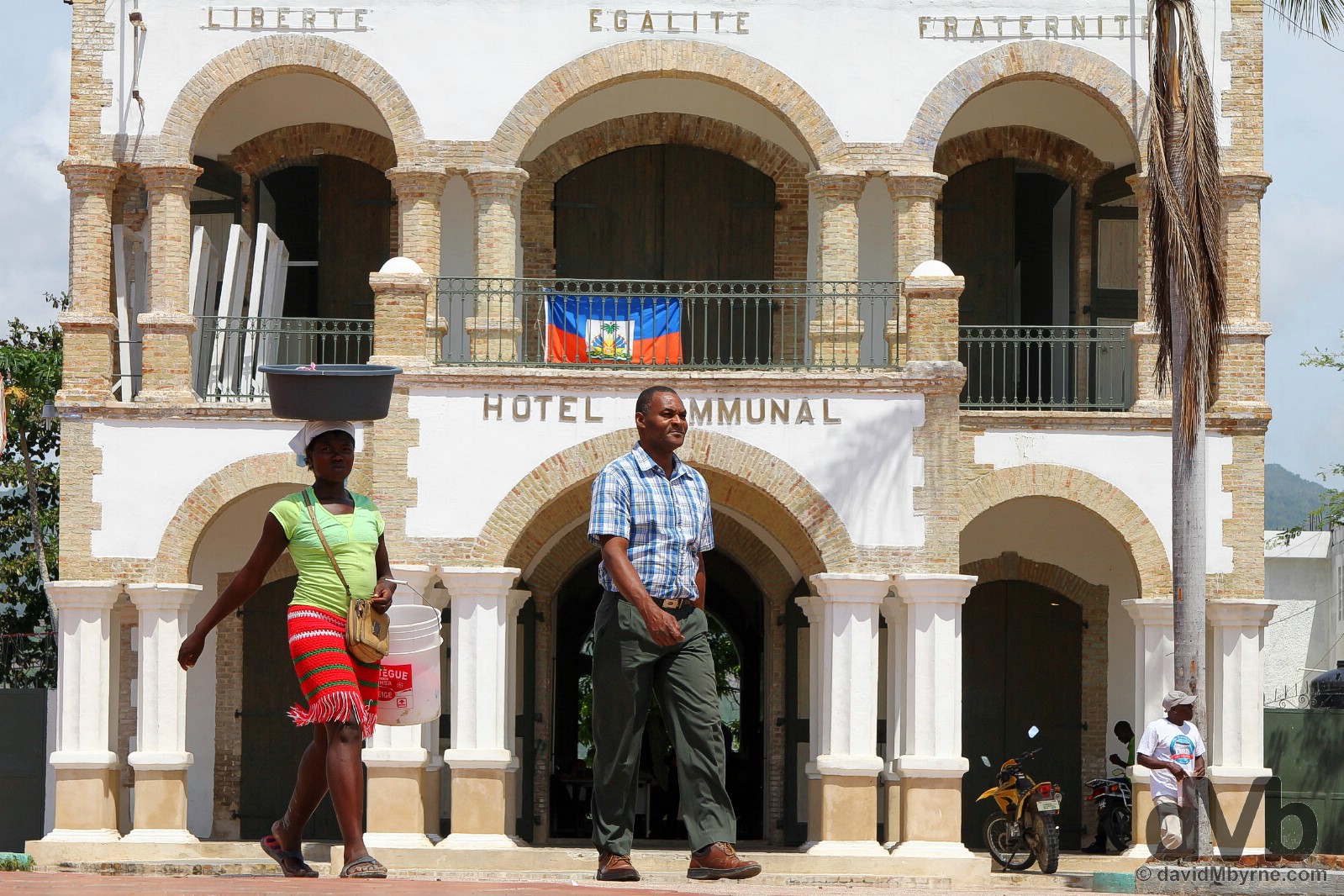Place Toussaint L'Ouverture, Jacmel, southern Haiti, Hispaniola, Greater Antilles. May 20, 2015.