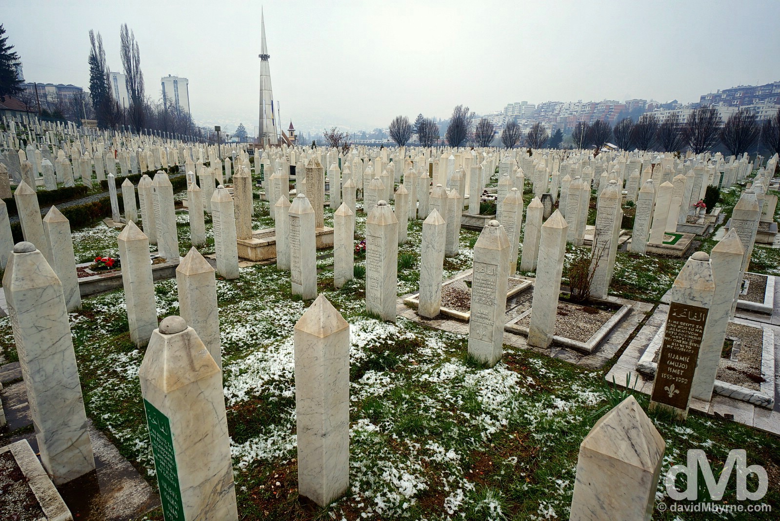 Gradsko groblje Bare cemetery, Sarajevo, Bosnia and Herzegovina. April 5, 2015.