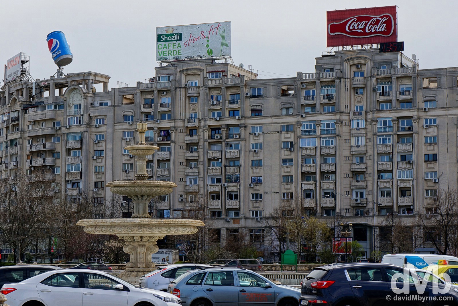 Piata Unirii, Bucharest, Romania. April 1, 2015.
