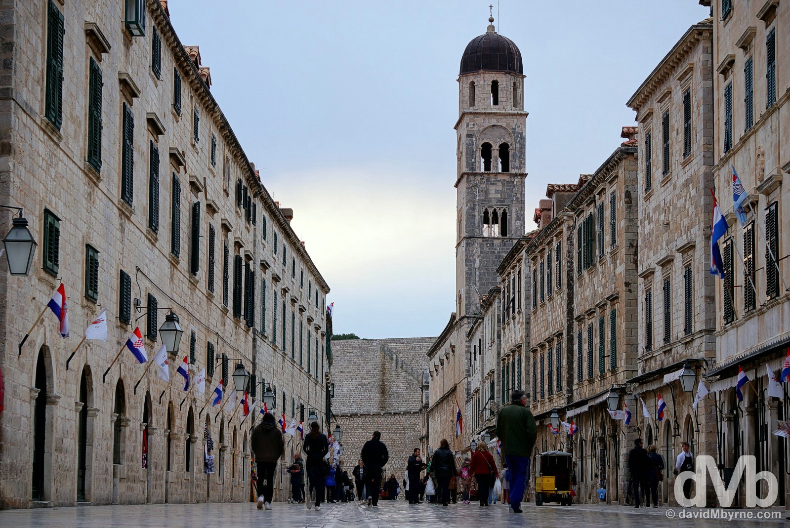 Placa, Old Town, Dubrovnik, Croatia. April 6, 2015.