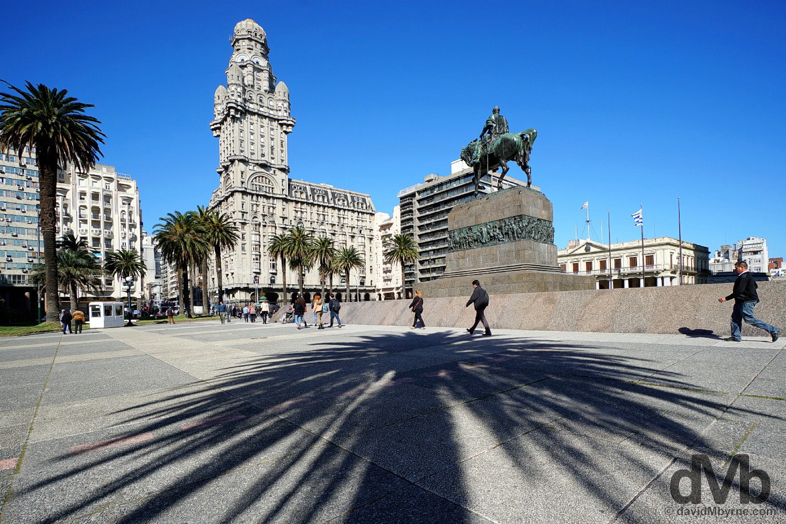 Plaza Independencia in Montevideo, Uruguay. September 18, 2015.