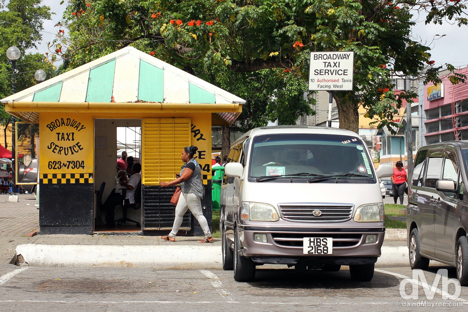 Independence Square, Port of Spain, Trinidad & Tobago, Lesser Antilles. June 18, 2015.