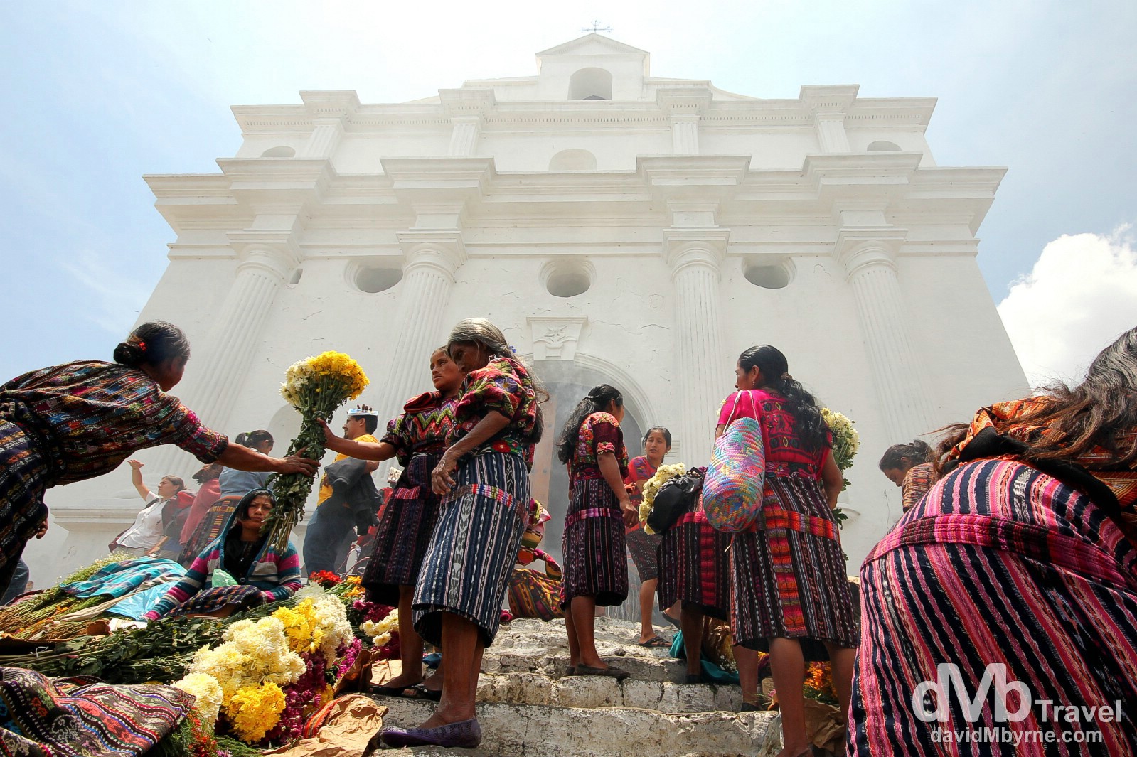 On the steps of Iglesia De Santo Tomas (Church of Saint Thomas), Chichicastenango (Chichi), Guatemala. May 23rd 2013.