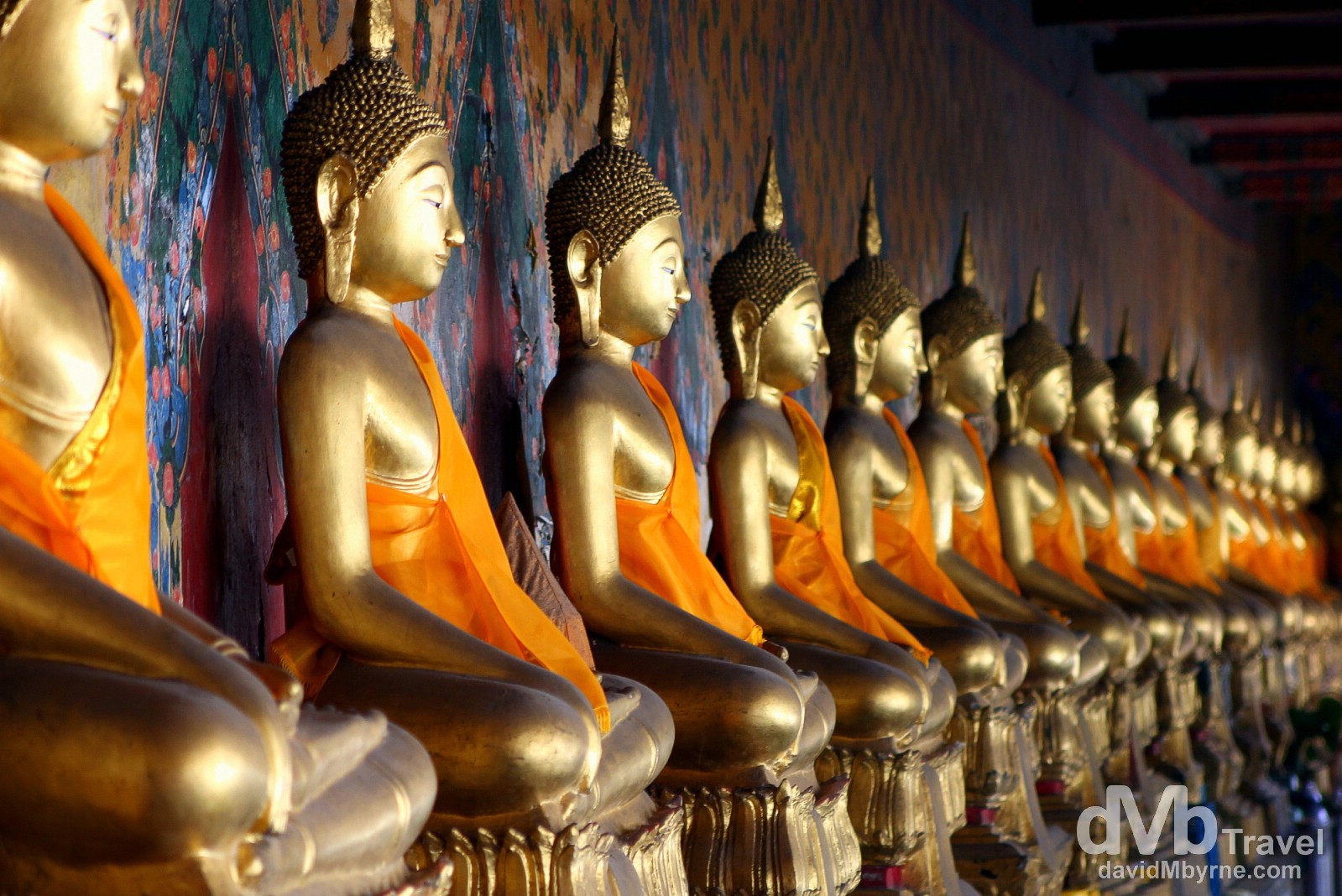 Buddhas in Wat Arun, Bangkok, Thailand. March 7th 2012.