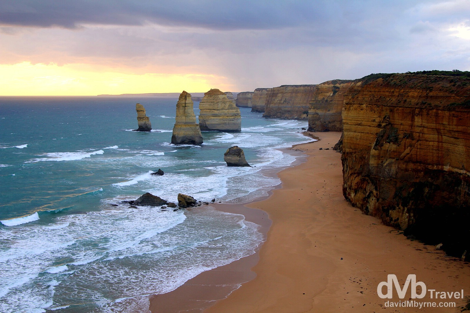 The Twelve Apostles of Port Campbell National Park, the Great Ocean Road, Victoria, Australia. April 22nd 2012.