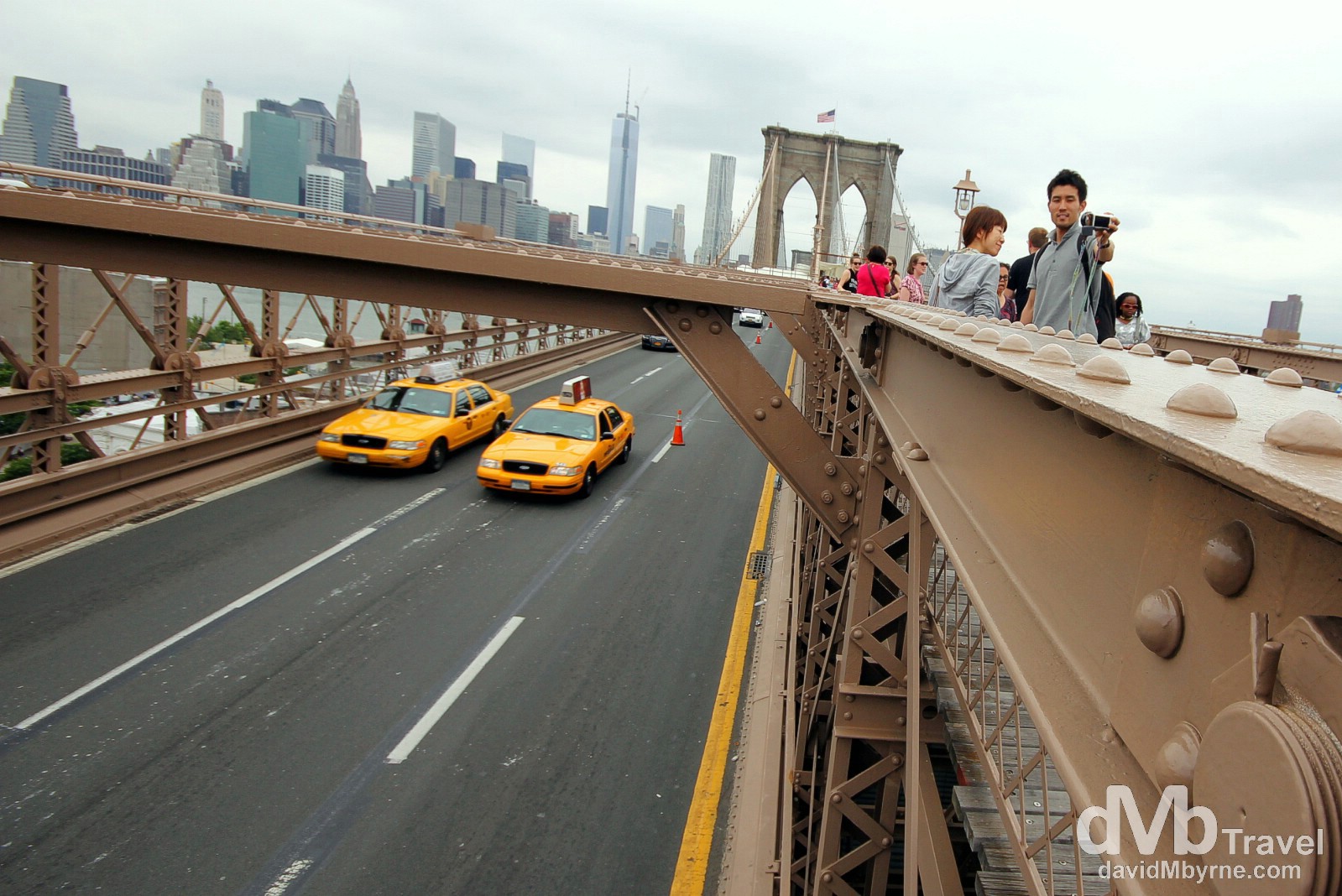Brooklyn Bridge, New York City. July 12th 2013. 