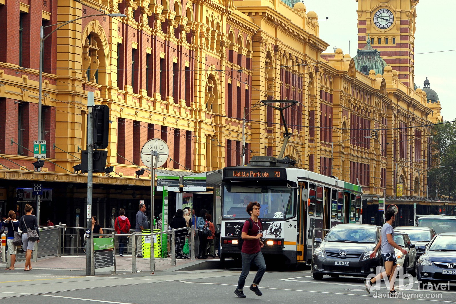 Flinders Street Train Station, Melbourne, Victoria, Australia. April 19th 2012