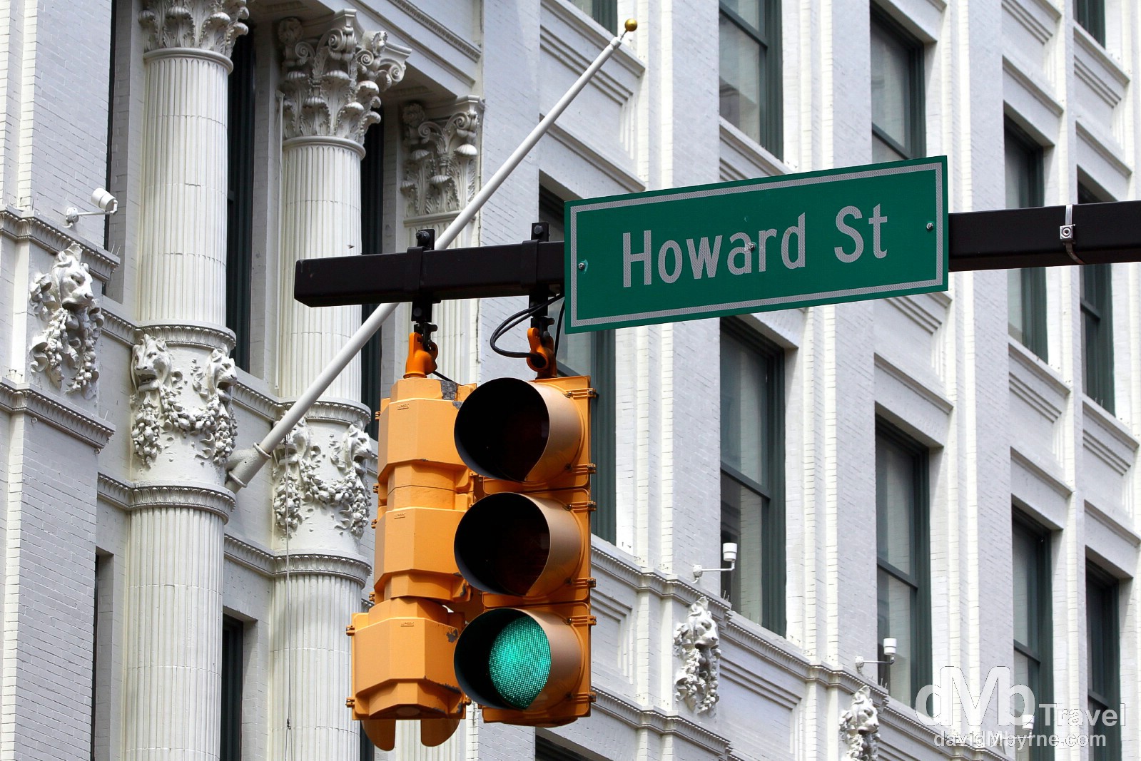 Howard Street, Baltimore, Maryland, USA. July 10th 2013. 