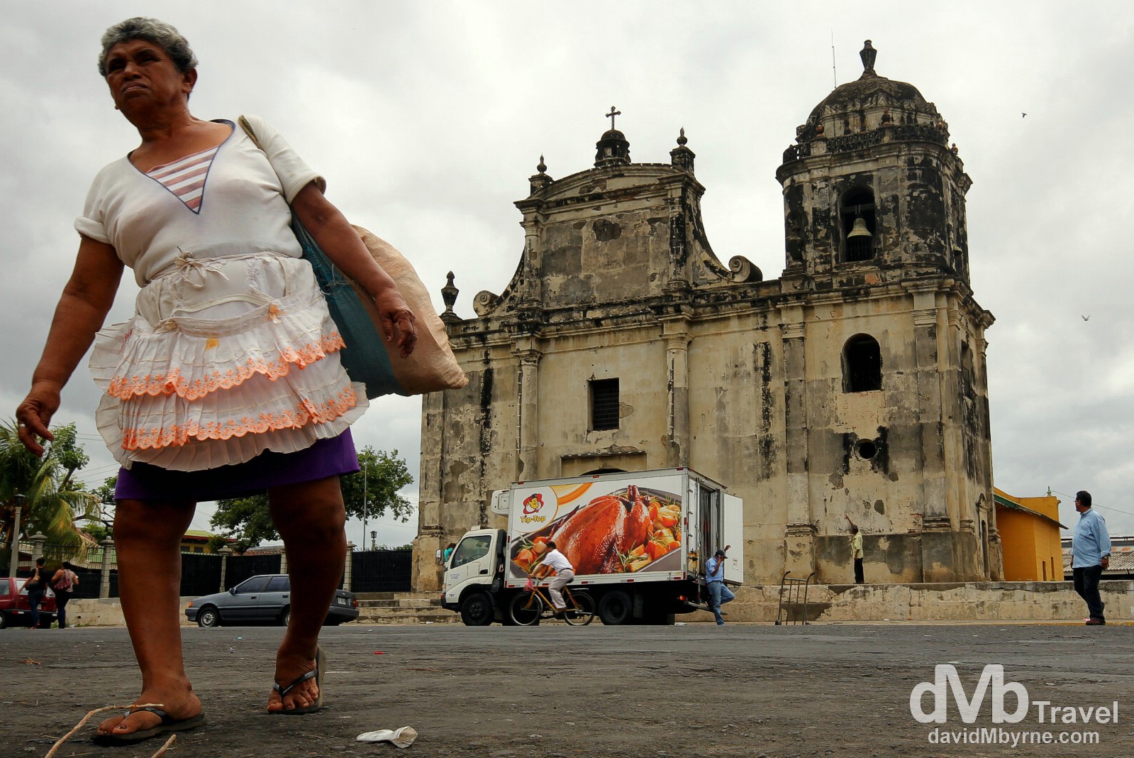 Fronting the 1625 (rebuilt in 1860) Iglesia de San Juan in Leon, Nicaragua. June 15th 2013.