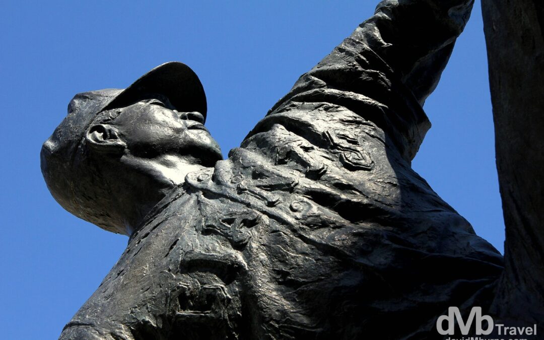 Juan Marichal statue, AT&T Park, San Francisco, California, USA.