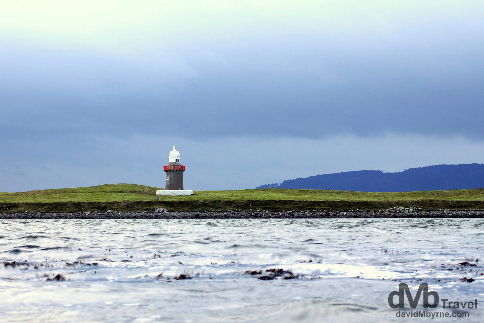 A lighthouse near Rosses Point in County Sligo, Ireland. January 5th 2013.
