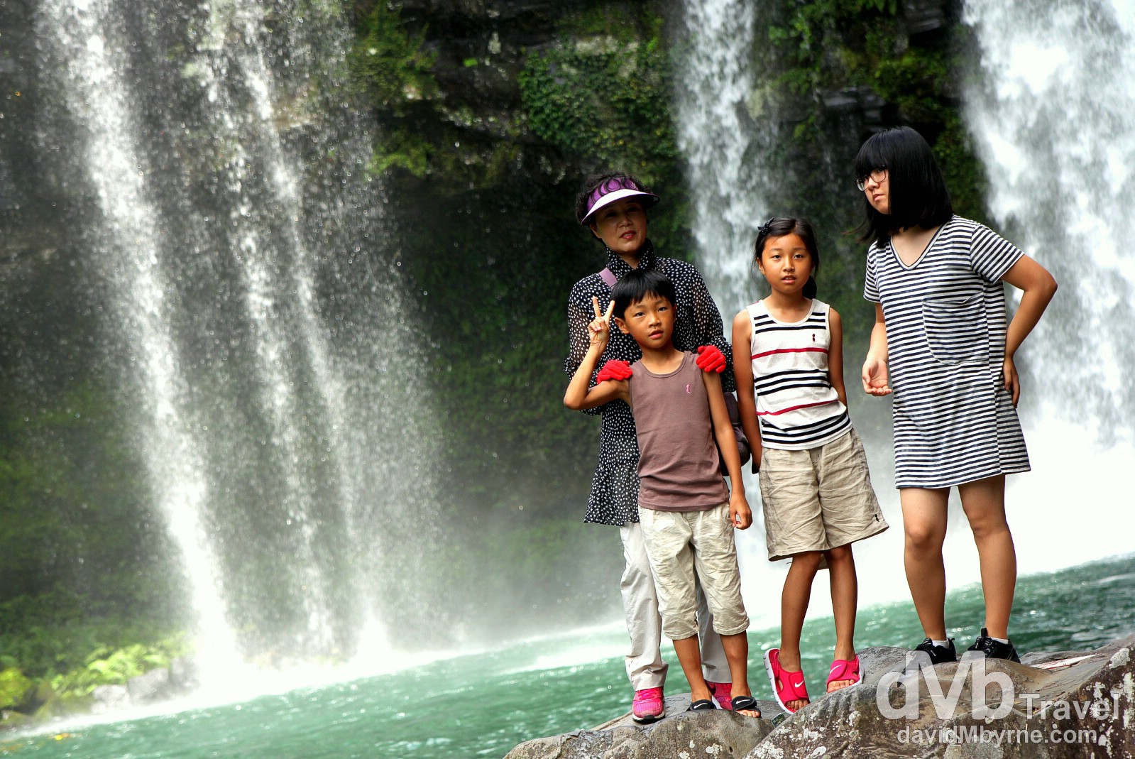 Cheonjiyeon Waterfall, Jeju-do, South Korea. July 16th, 2011