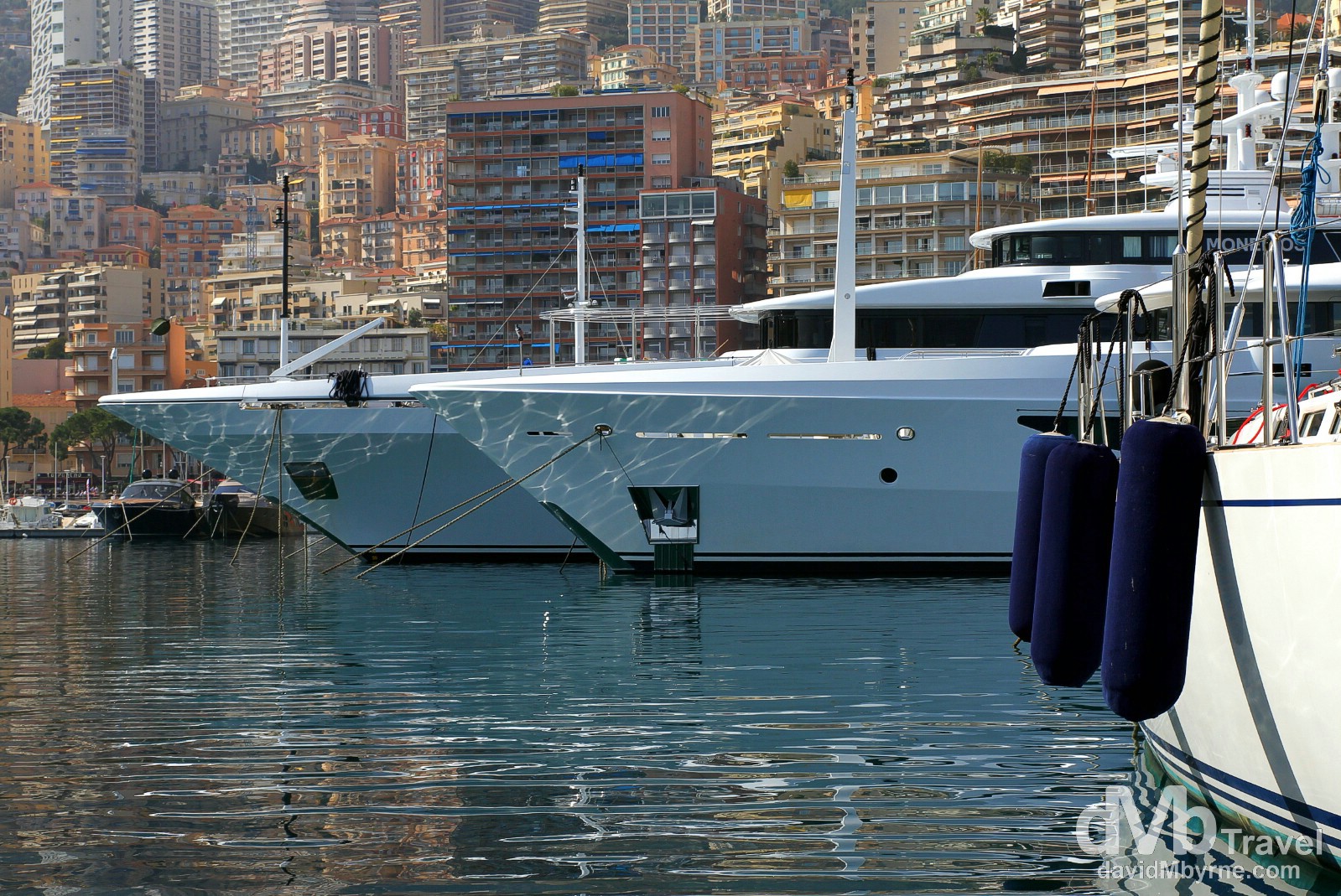 Yachts & pleasure craft in Port de Monaco, Monaco. March 14th, 2014.