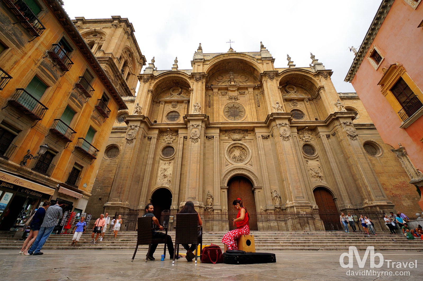 Catedral de la Anunciacion as seen from Plaza de las Pasiegas. Granada, Andalusia, Spain. June 10th, 2014