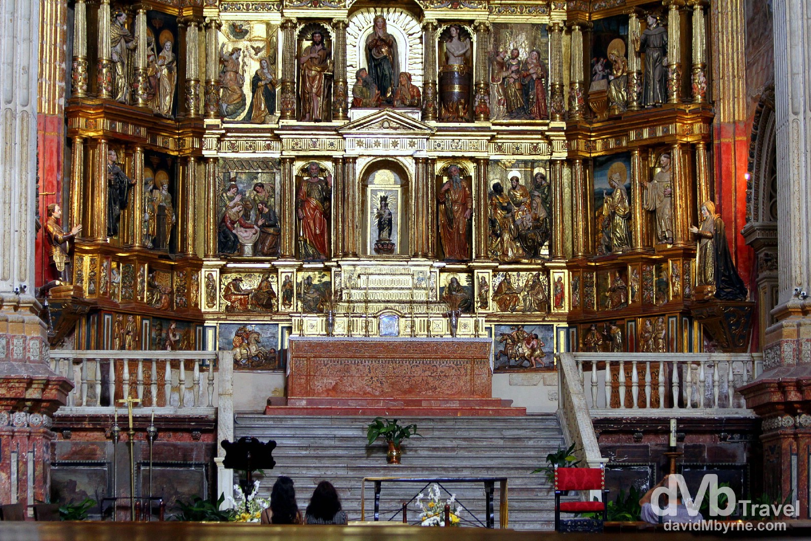 Inside the church of the Monasterio de San Jeronimo in Granada, Andalusia, Spain. June 11th, 2014.