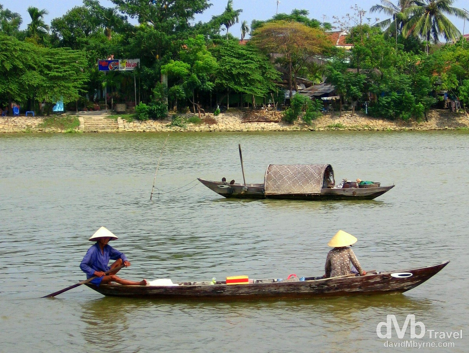 On the waterways of Hoi An, central Vietnam. September 11th, 2005. 
