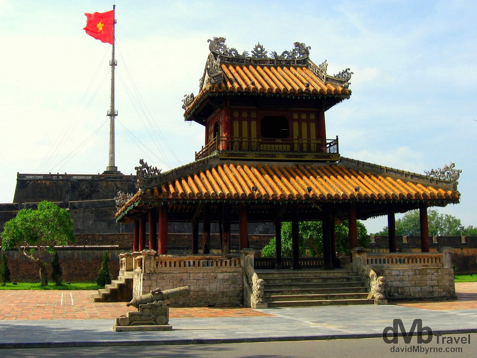 Fronting the UNESCO-listed Citadel in Hue, central Vietnam. September 7th, 2005.