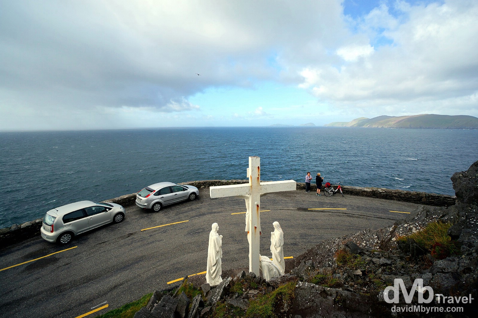 The cross at Slea Head, Dingle Peninsula, Co. Kerry, Ireland. August 28, 2014.