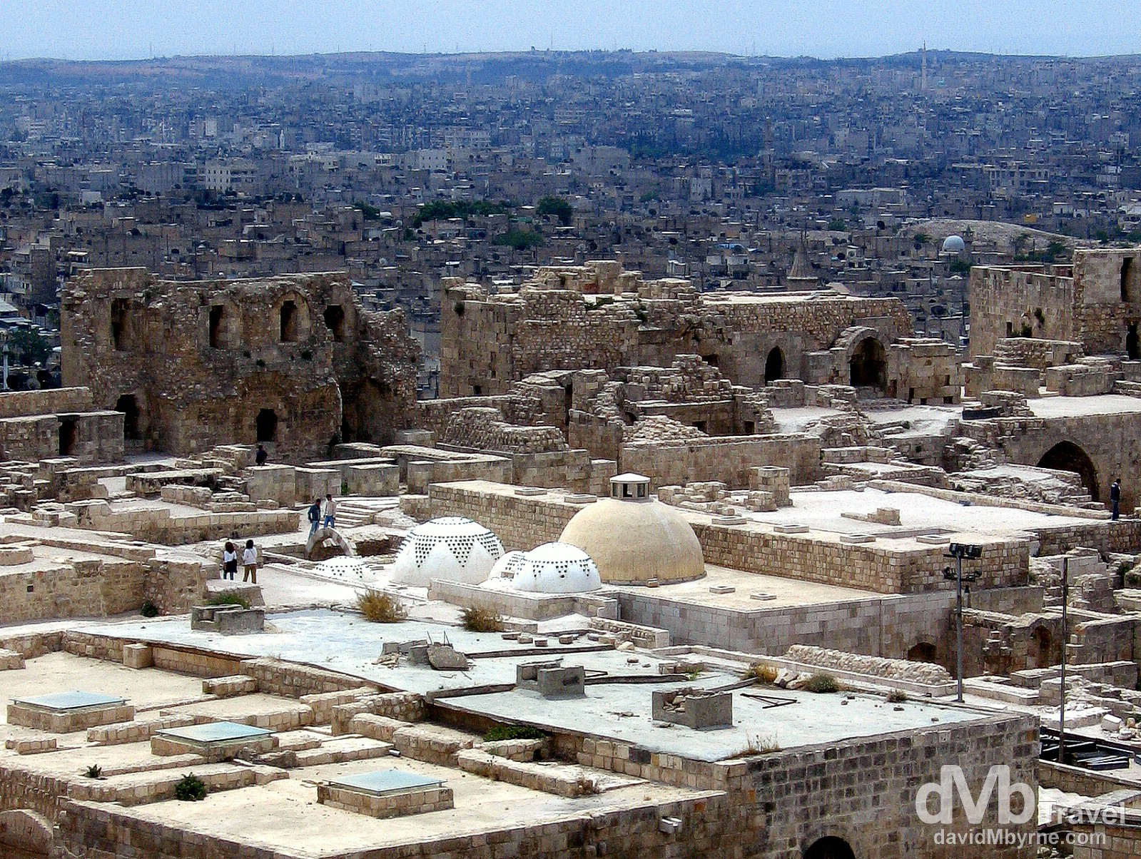 A section of the fort in Aleppo, Syria. May 9, 2008.