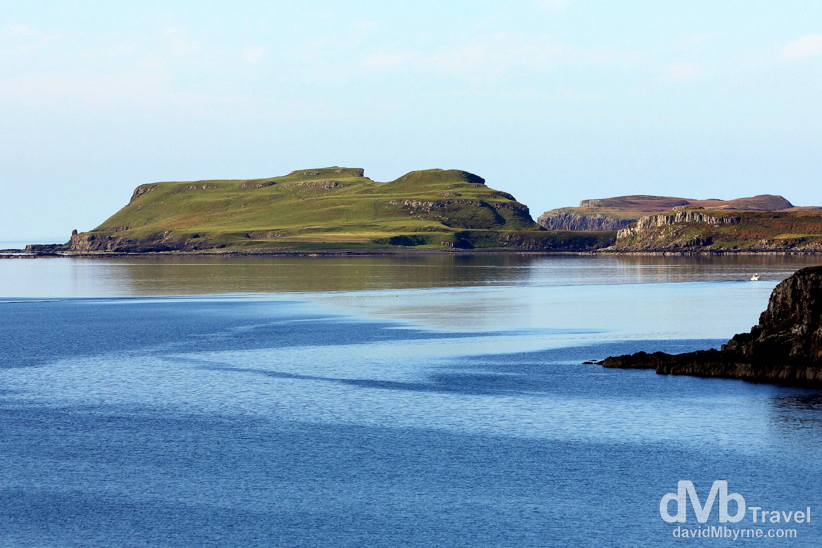 Coastal scenery at Loch Harport on the Isle of Skye, Scotland. September 17, 2014. 