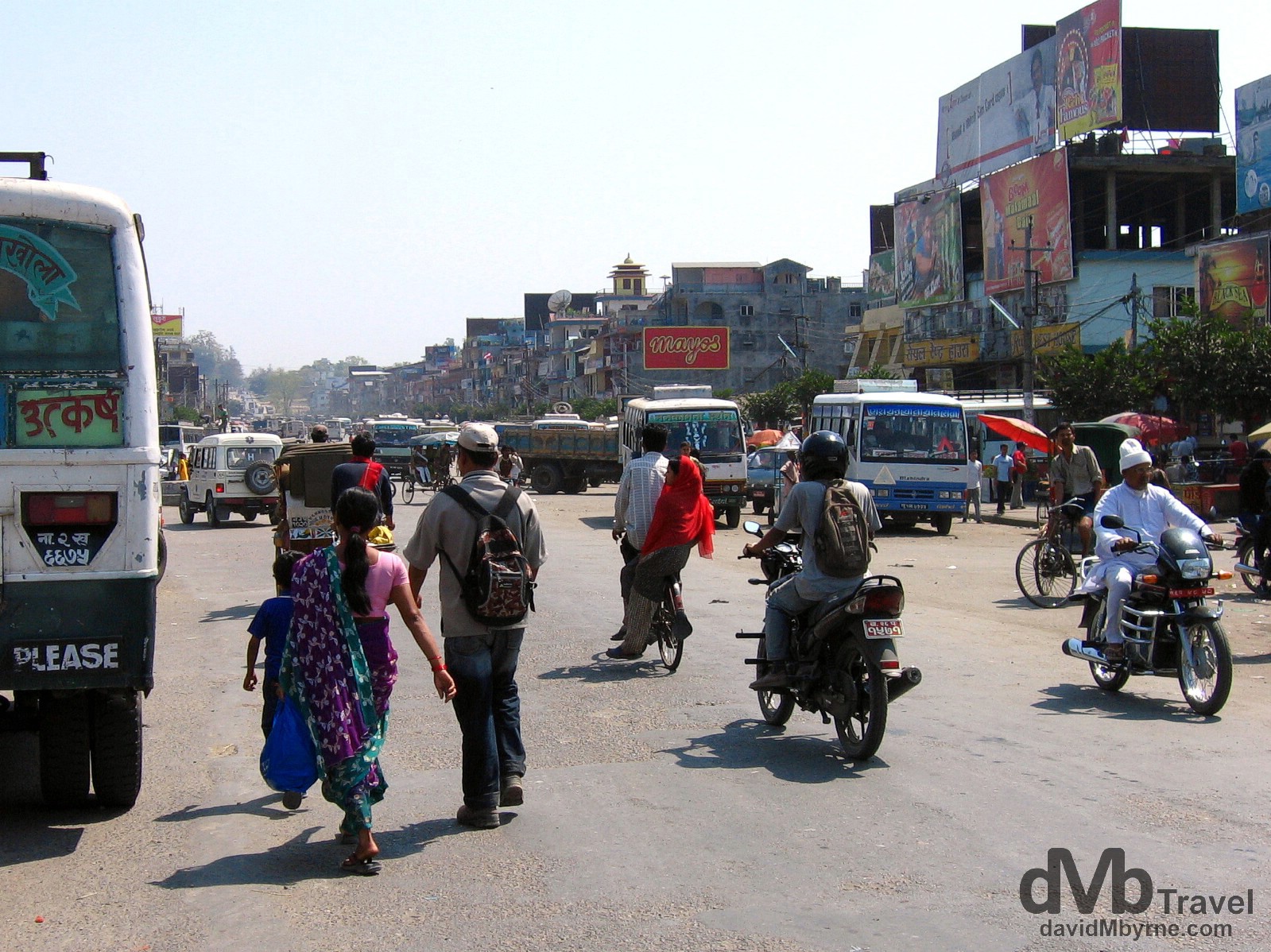 On the streets of Sunauli, Nepal, on the India/Nepal border. March 15, 2008. 