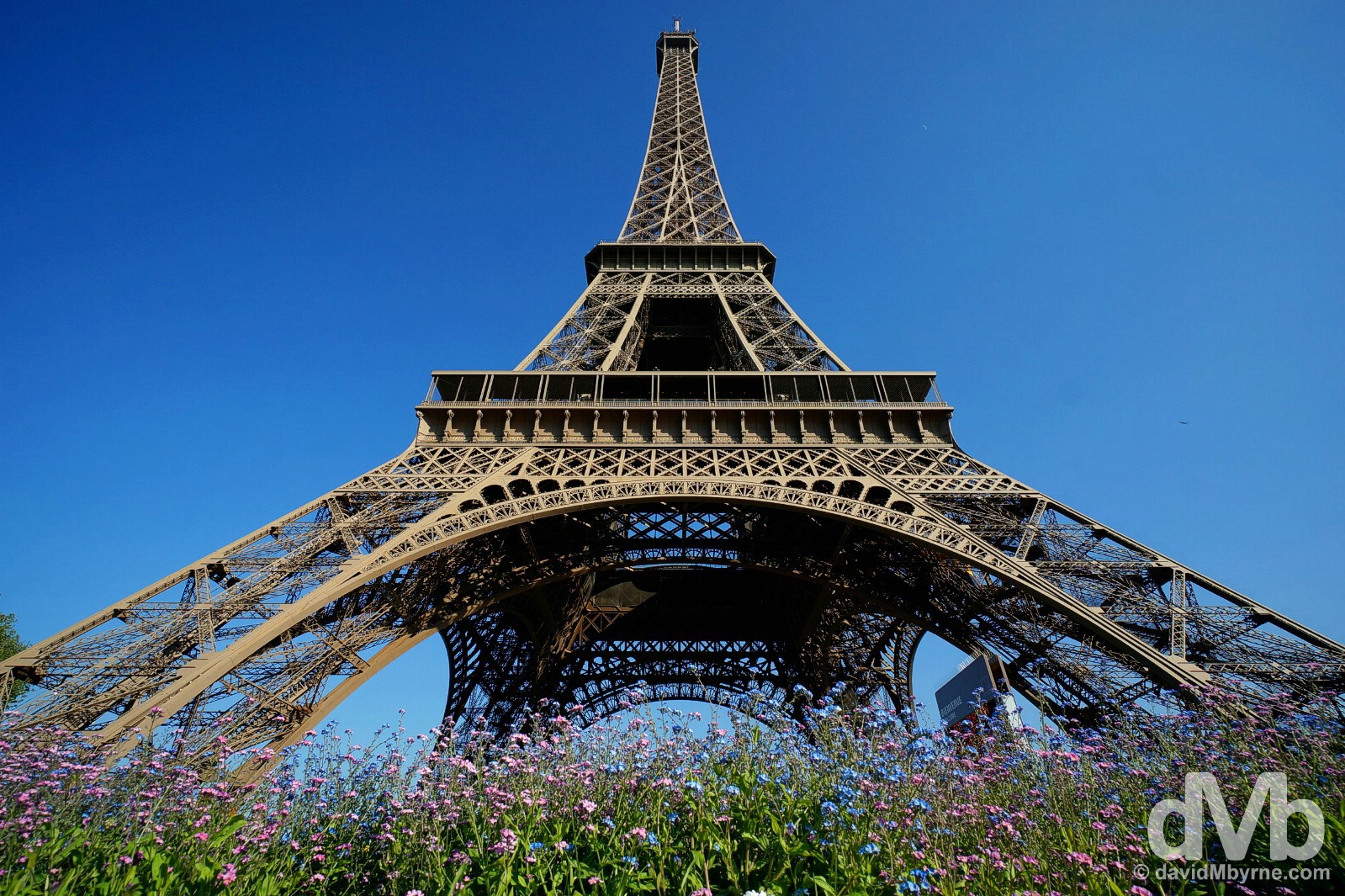 Eiffel Tower, Paris, France. April 23, 2015.