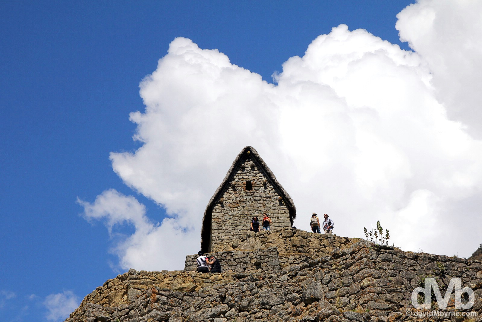 Guardhouse, Machu Picchu, Peru. August 15, 2015.