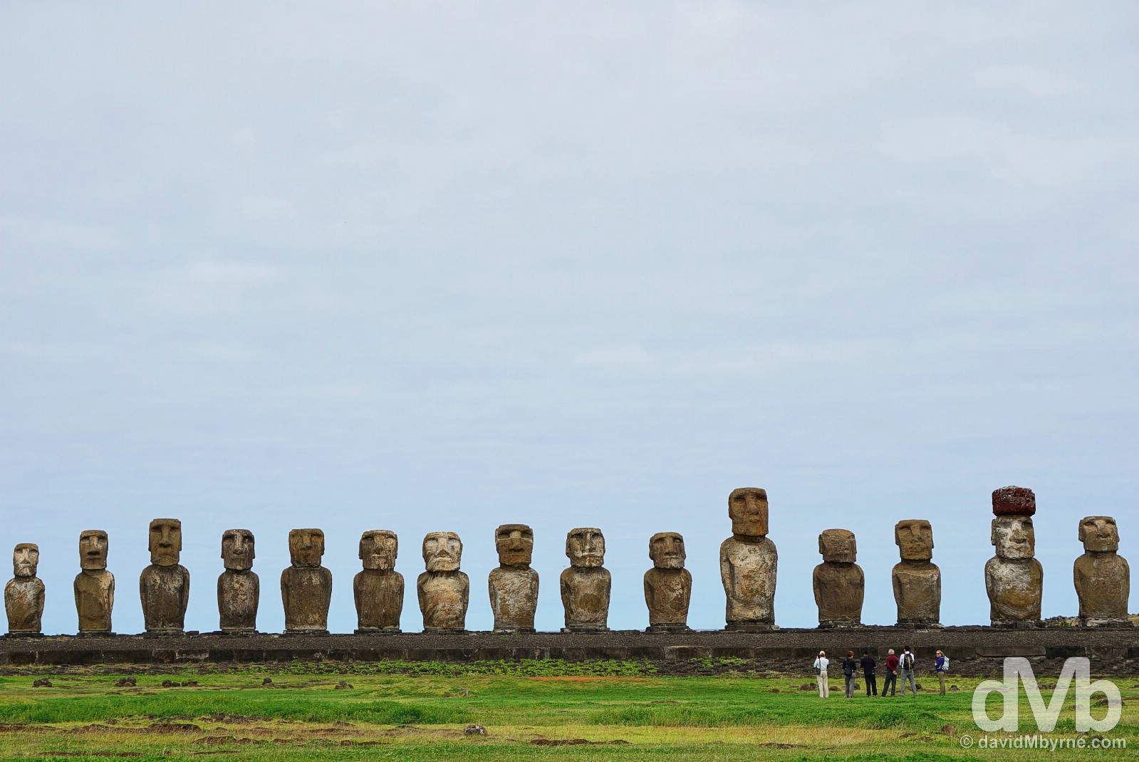 Ahu Tongariki, Easter Island, Chile. September 29, 2015.