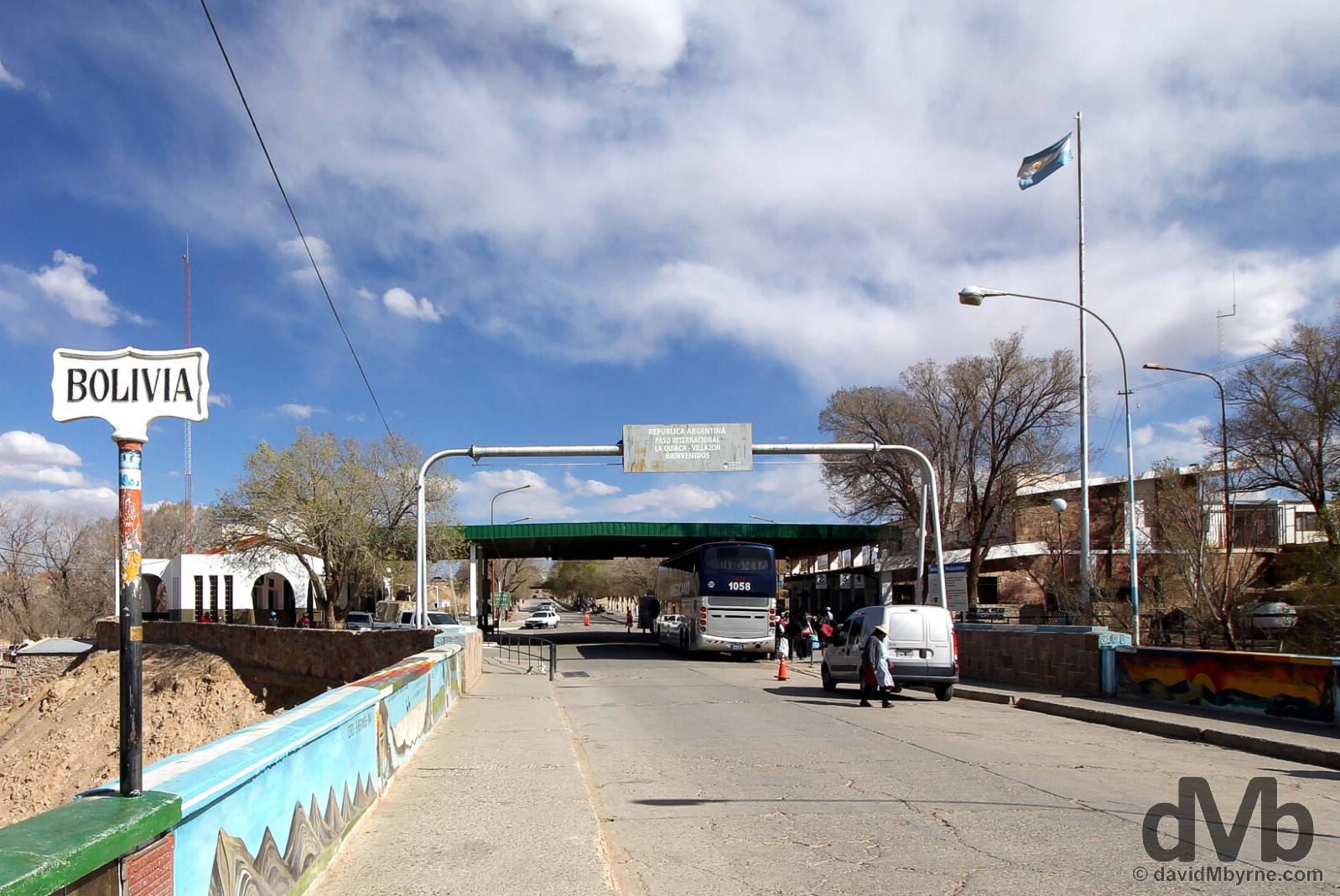 Crossing into Argentina from the Bolivian town of Villazon. September 4, 2015.