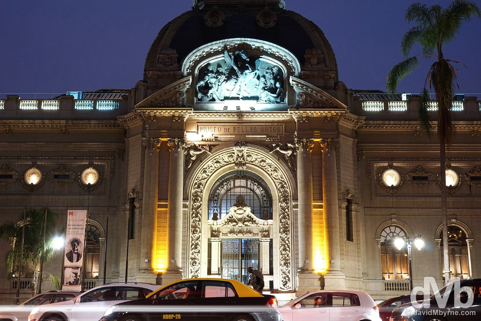 Museo Nacional de Belle Artes in Santiago, Chile. October 5, 2015.