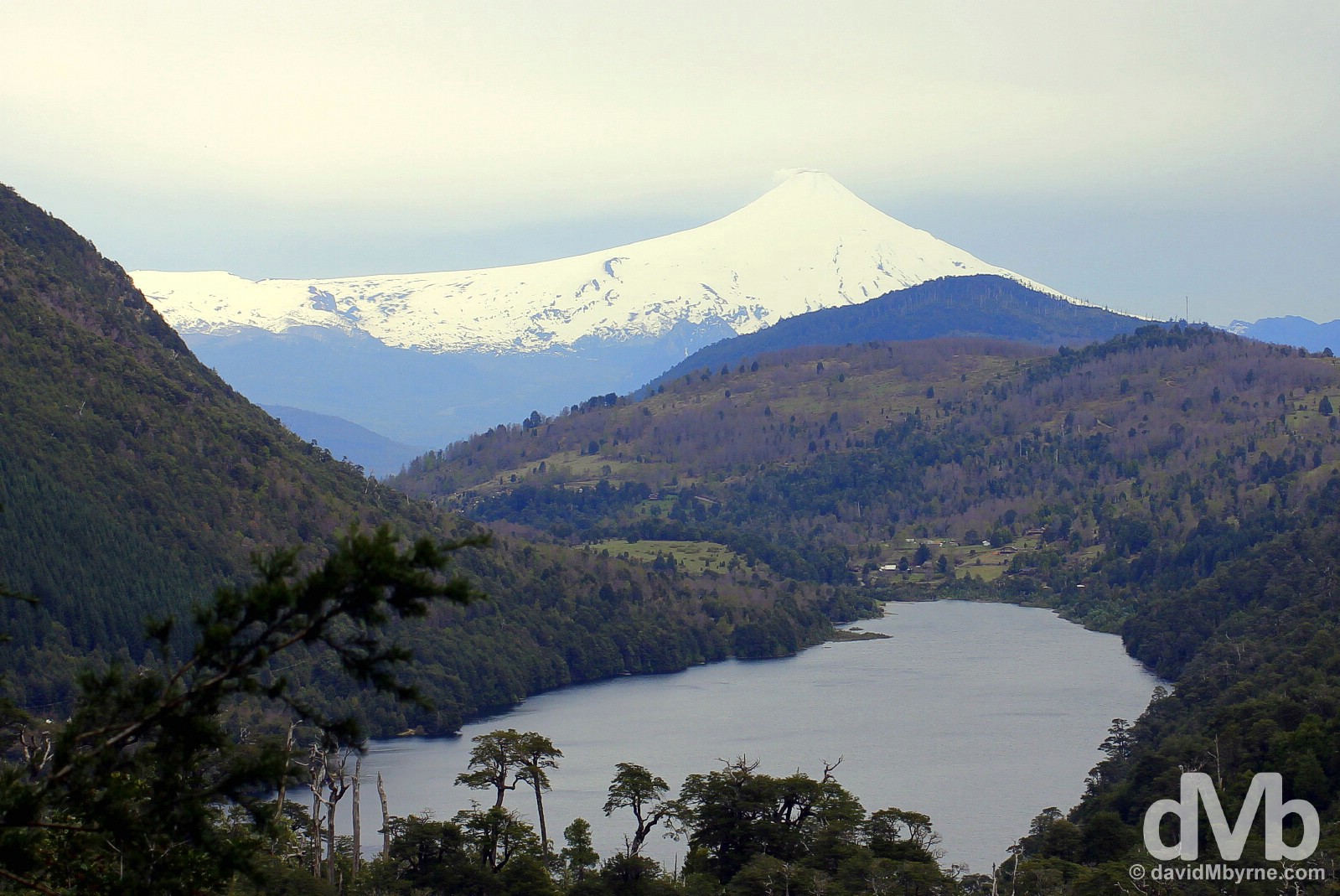 Scenery in Parque Nacional Huerquehue, Lake District, Chile. October 12, 2015.