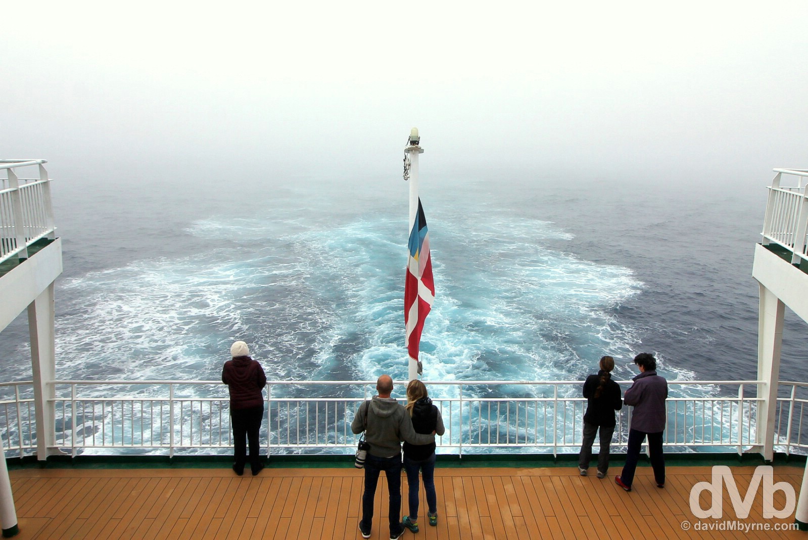 Plain sailing. Southbound across the notorious Drake Passage en route to the South Shetland Islands aboard the M/V Ocean Endeavour. November 27, 2015.