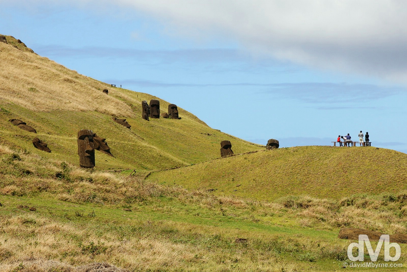 Rano Raraku, Easter Island, Chile. October 1, 2015.
