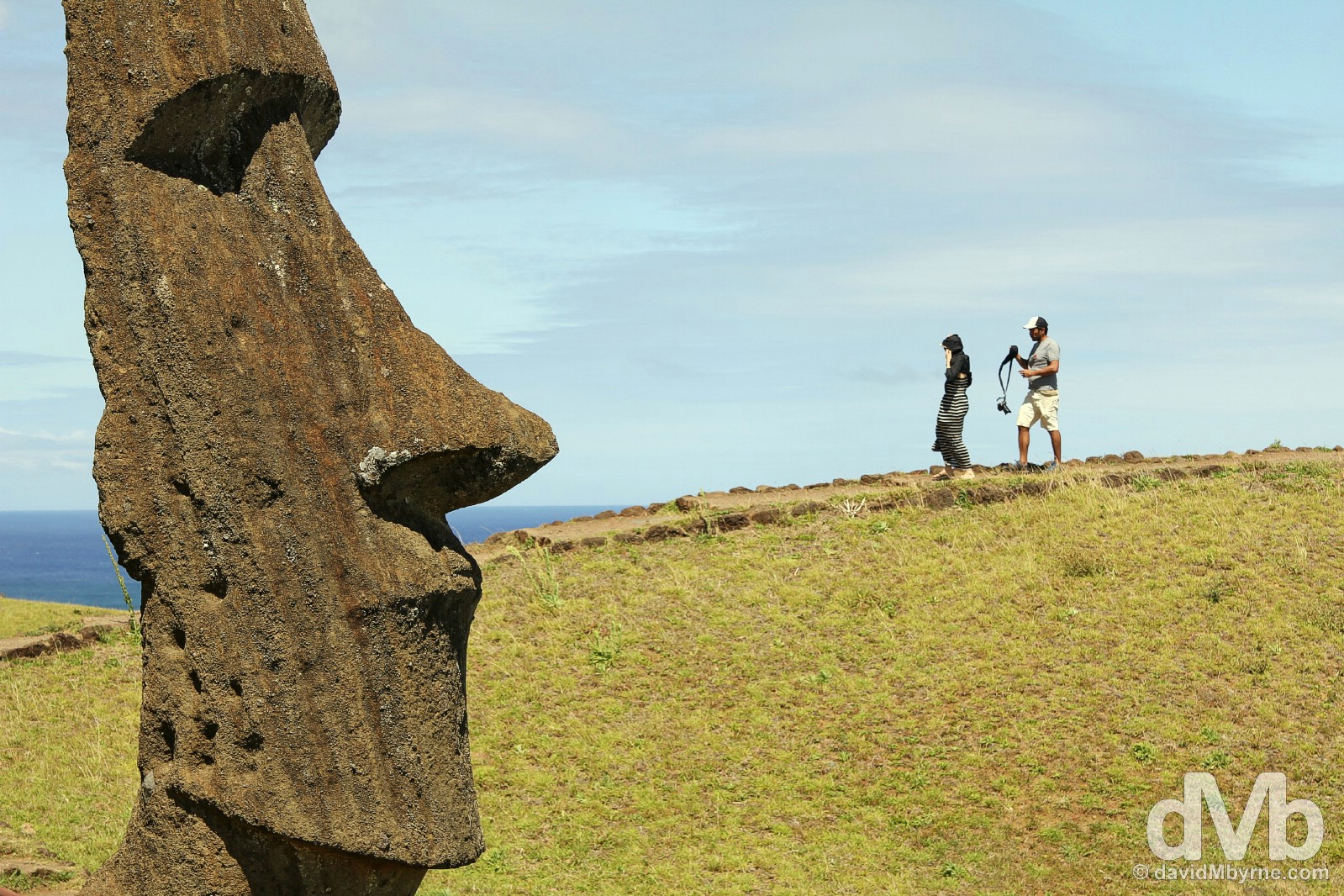 Rano Raraku, Easter Island, Chile. October 1, 2015.