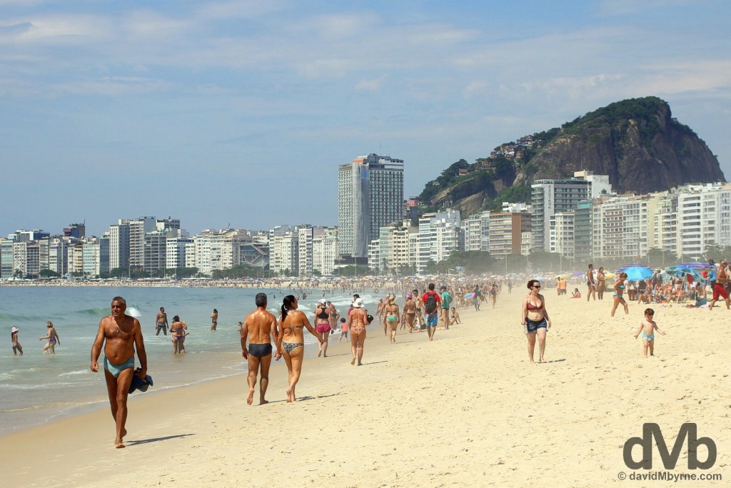 Copacabana Beach, Rio de Janeiro, Brazil. December 13, 2015.